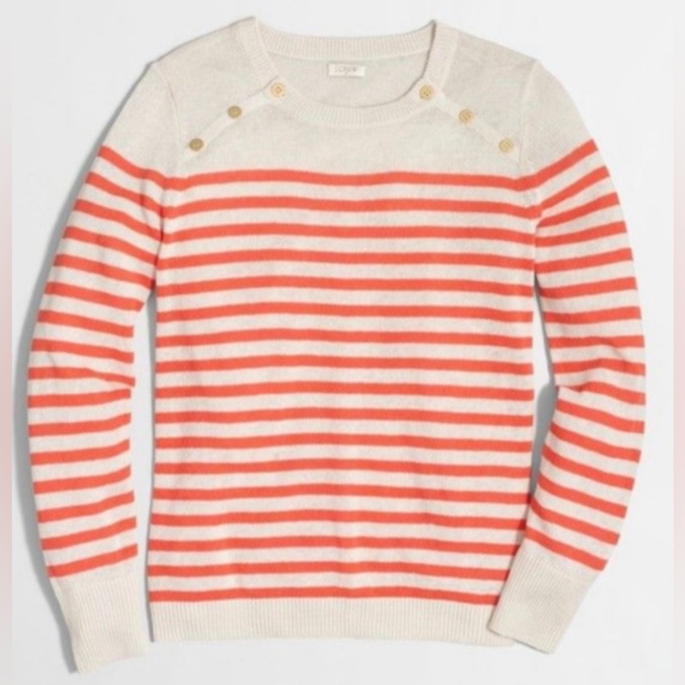 J Crew Sailor Striped Pullover